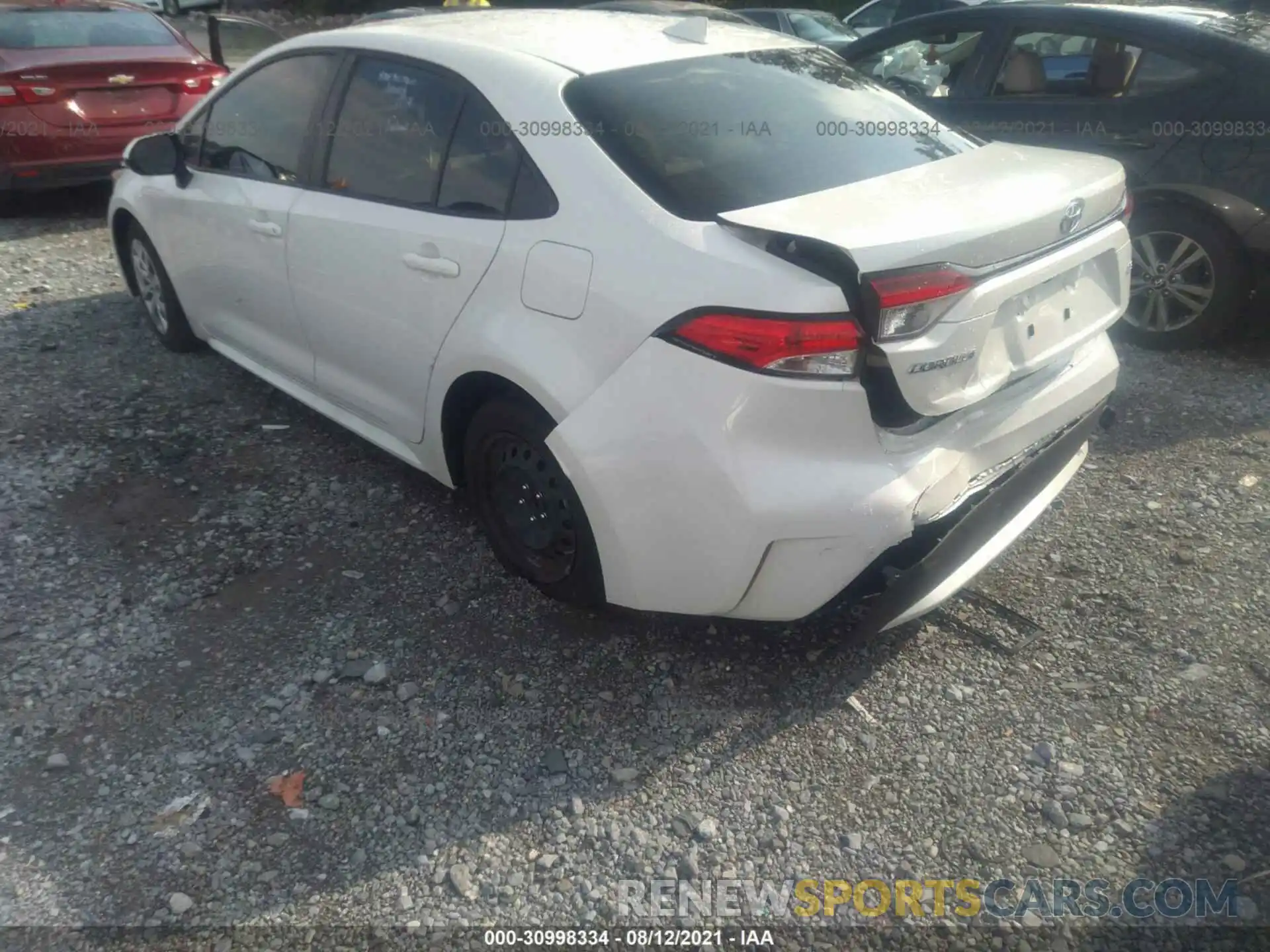 3 Photograph of a damaged car JTDEPMAE6MJ164078 TOYOTA COROLLA 2021