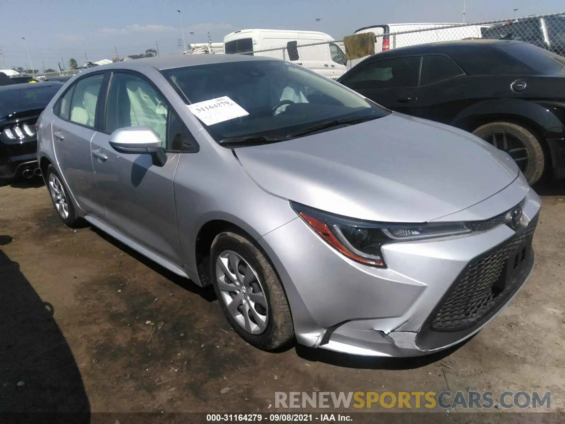 1 Photograph of a damaged car JTDEPMAE6MJ165490 TOYOTA COROLLA 2021