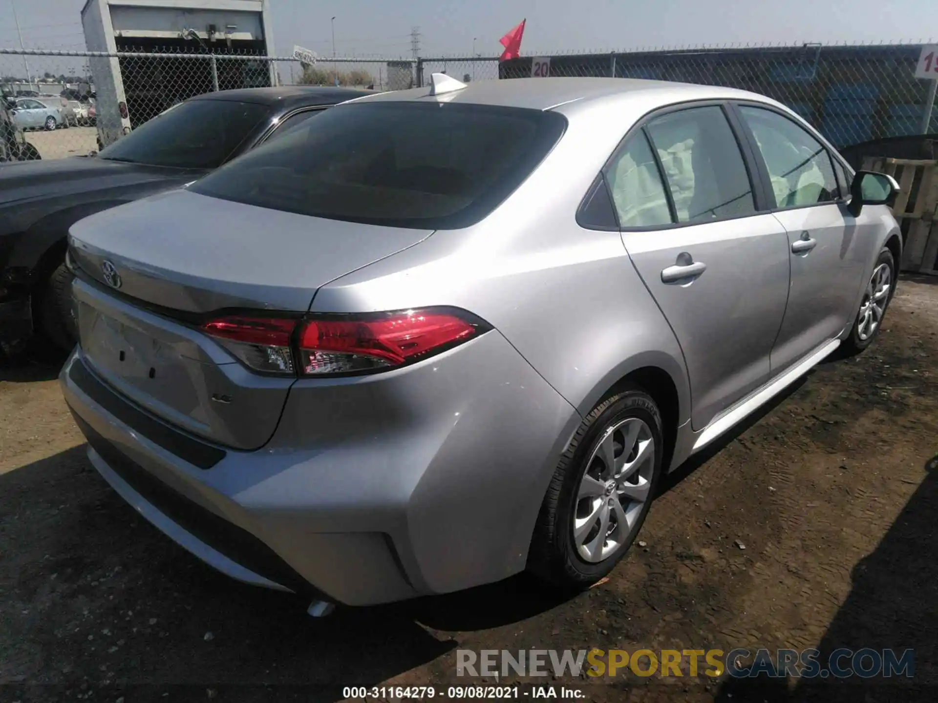 4 Photograph of a damaged car JTDEPMAE6MJ165490 TOYOTA COROLLA 2021