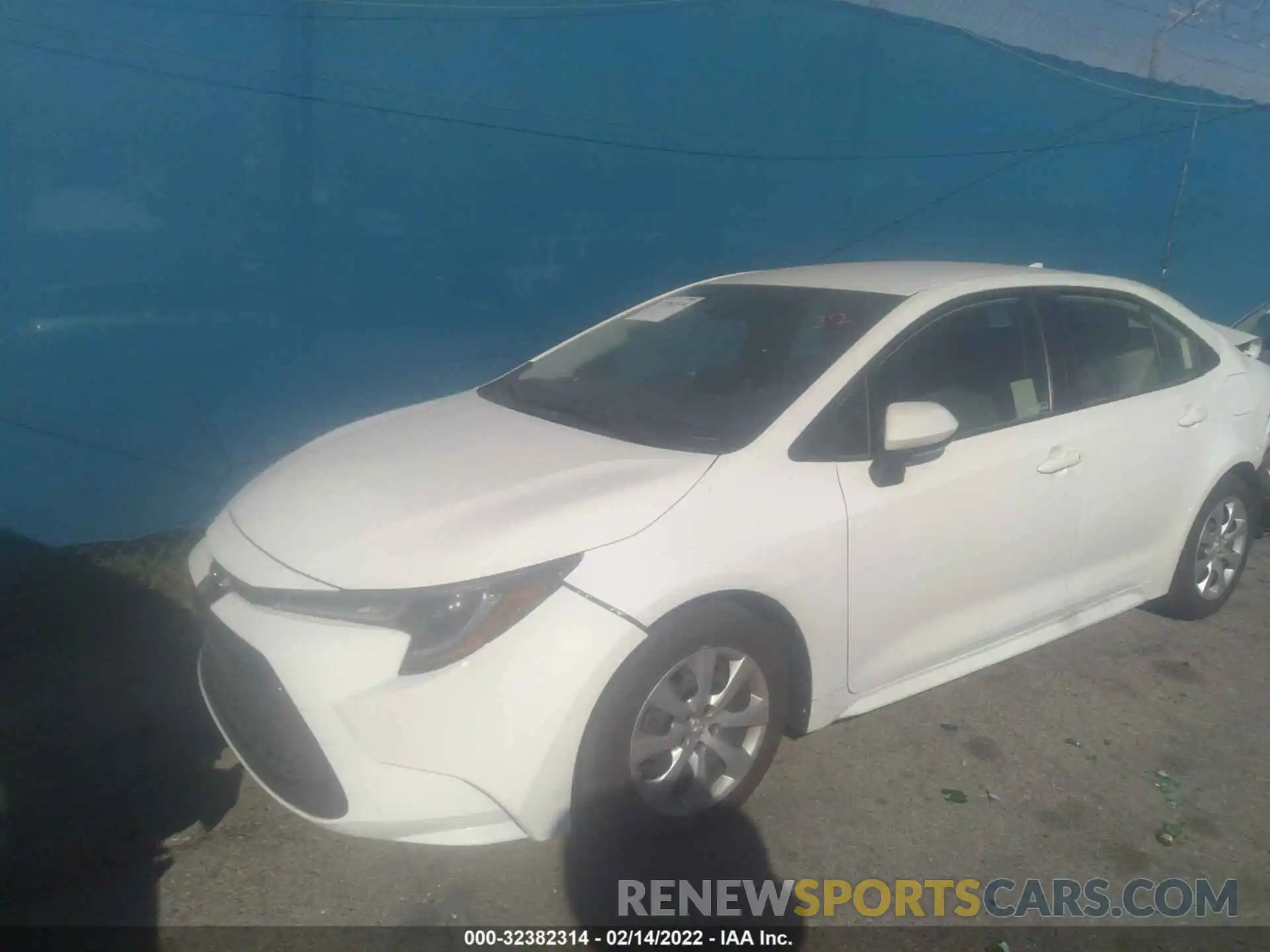 2 Photograph of a damaged car JTDEPMAE6MJ166591 TOYOTA COROLLA 2021