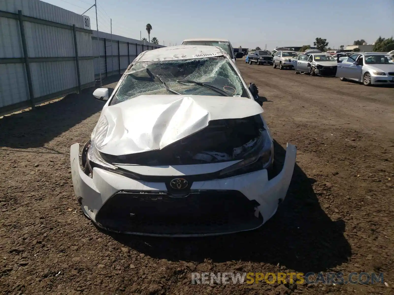 9 Photograph of a damaged car JTDEPMAE6MJ166722 TOYOTA COROLLA 2021