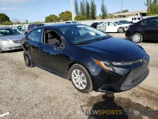 1 Photograph of a damaged car JTDEPMAE6MJ168017 TOYOTA COROLLA 2021