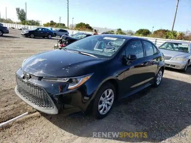 2 Photograph of a damaged car JTDEPMAE6MJ168017 TOYOTA COROLLA 2021