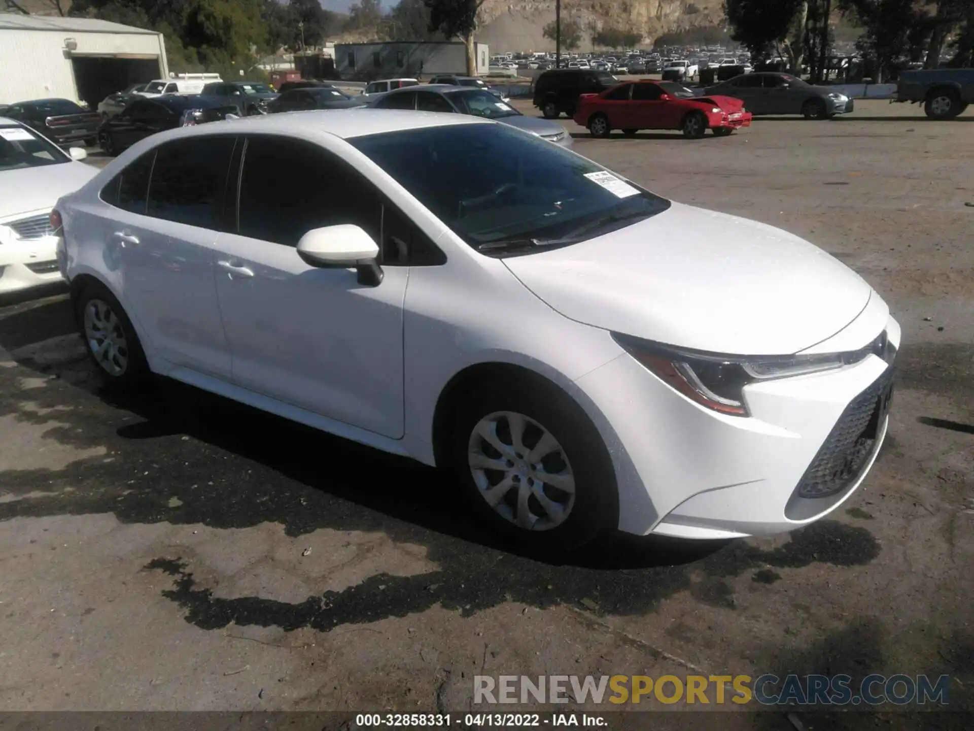 1 Photograph of a damaged car JTDEPMAE6MJ170737 TOYOTA COROLLA 2021