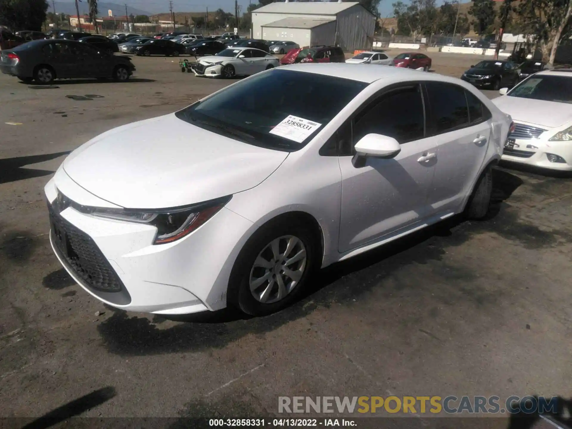 2 Photograph of a damaged car JTDEPMAE6MJ170737 TOYOTA COROLLA 2021