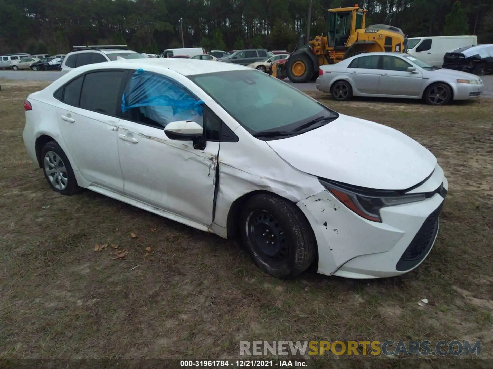 1 Photograph of a damaged car JTDEPMAE6MJ173007 TOYOTA COROLLA 2021