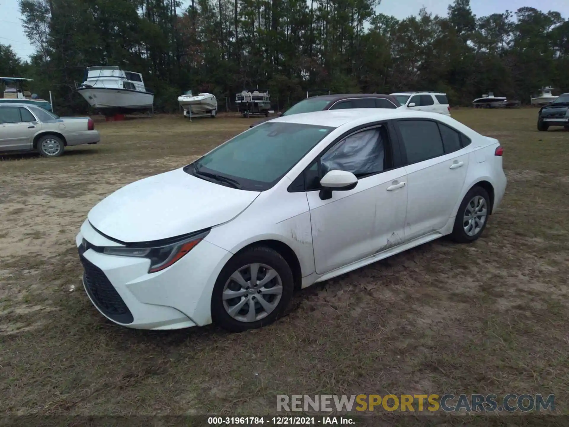 2 Photograph of a damaged car JTDEPMAE6MJ173007 TOYOTA COROLLA 2021