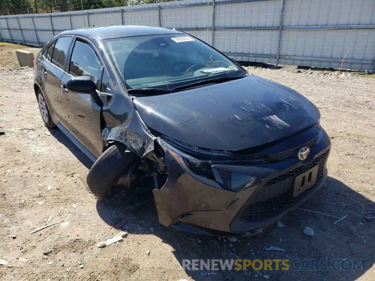 1 Photograph of a damaged car JTDEPMAE6MJ173265 TOYOTA COROLLA 2021