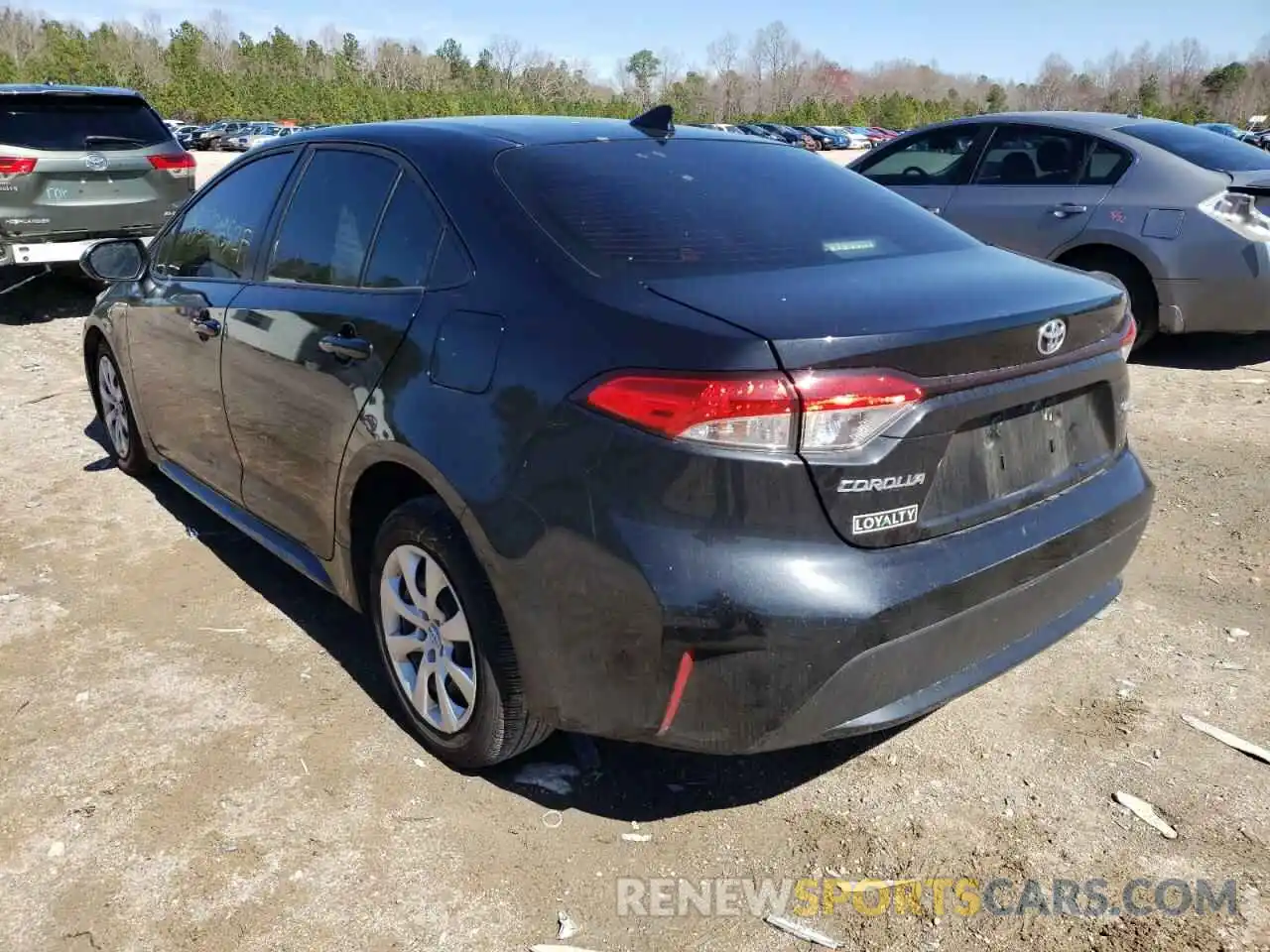 3 Photograph of a damaged car JTDEPMAE6MJ173265 TOYOTA COROLLA 2021