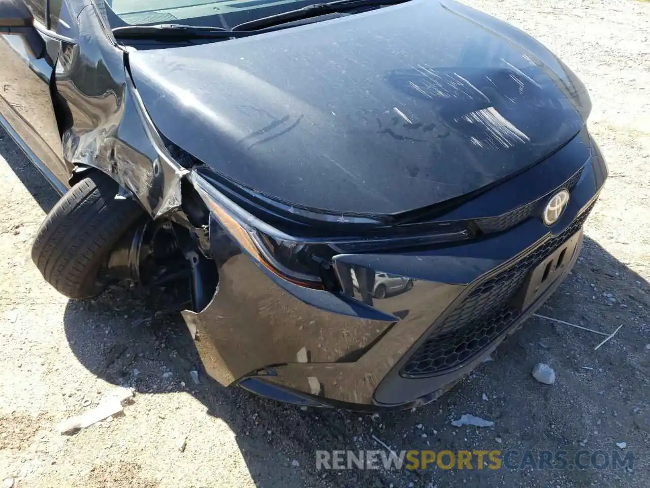 9 Photograph of a damaged car JTDEPMAE6MJ173265 TOYOTA COROLLA 2021