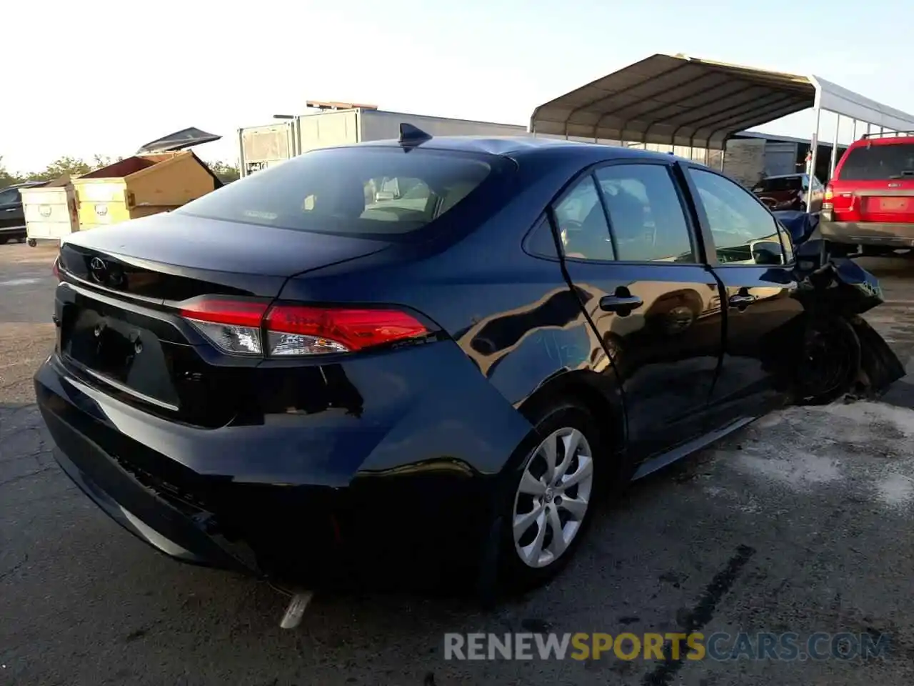 4 Photograph of a damaged car JTDEPMAE6MJ173279 TOYOTA COROLLA 2021