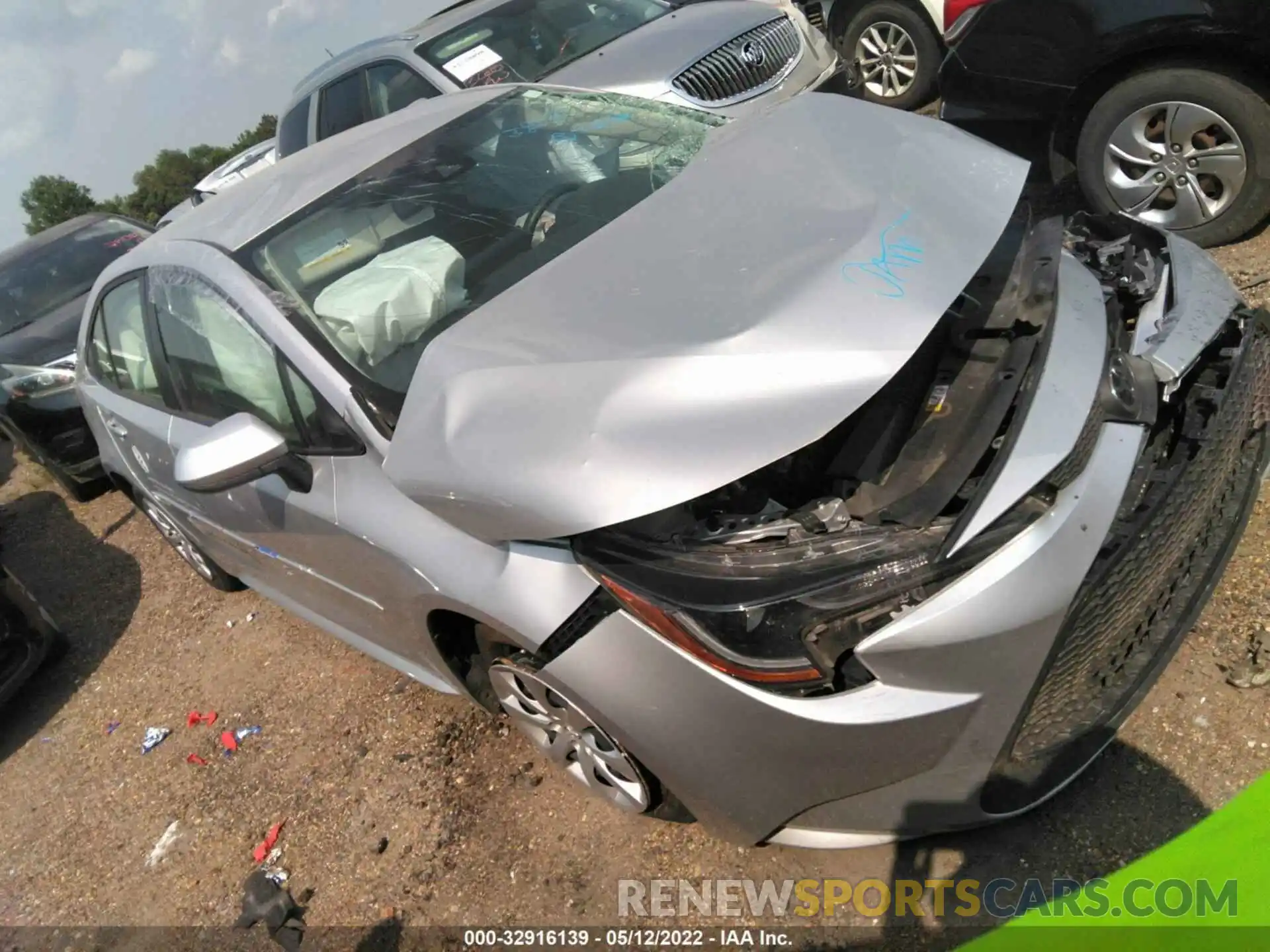 1 Photograph of a damaged car JTDEPMAE6MJ173489 TOYOTA COROLLA 2021