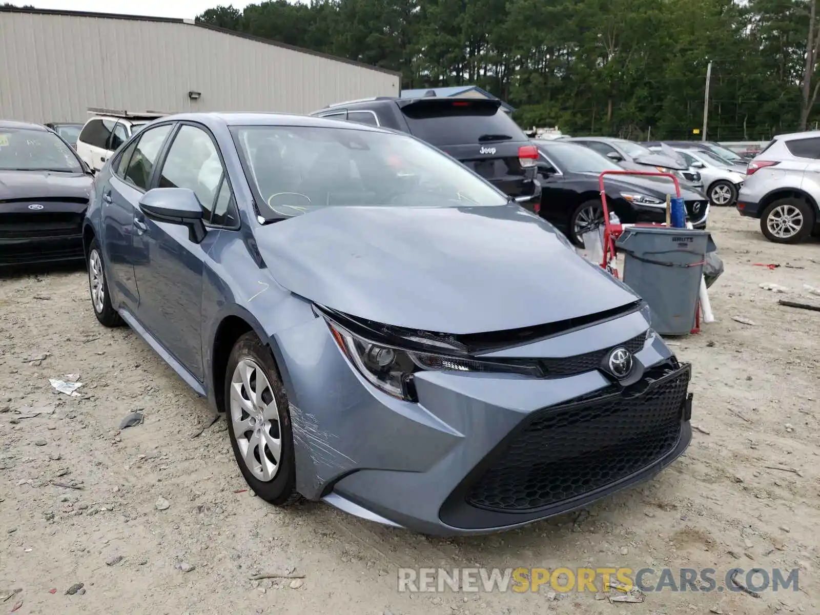 1 Photograph of a damaged car JTDEPMAE6MJ173590 TOYOTA COROLLA 2021