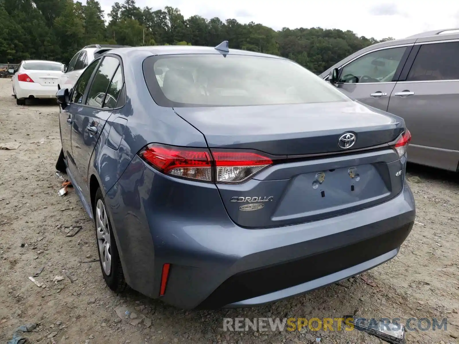 3 Photograph of a damaged car JTDEPMAE6MJ173590 TOYOTA COROLLA 2021