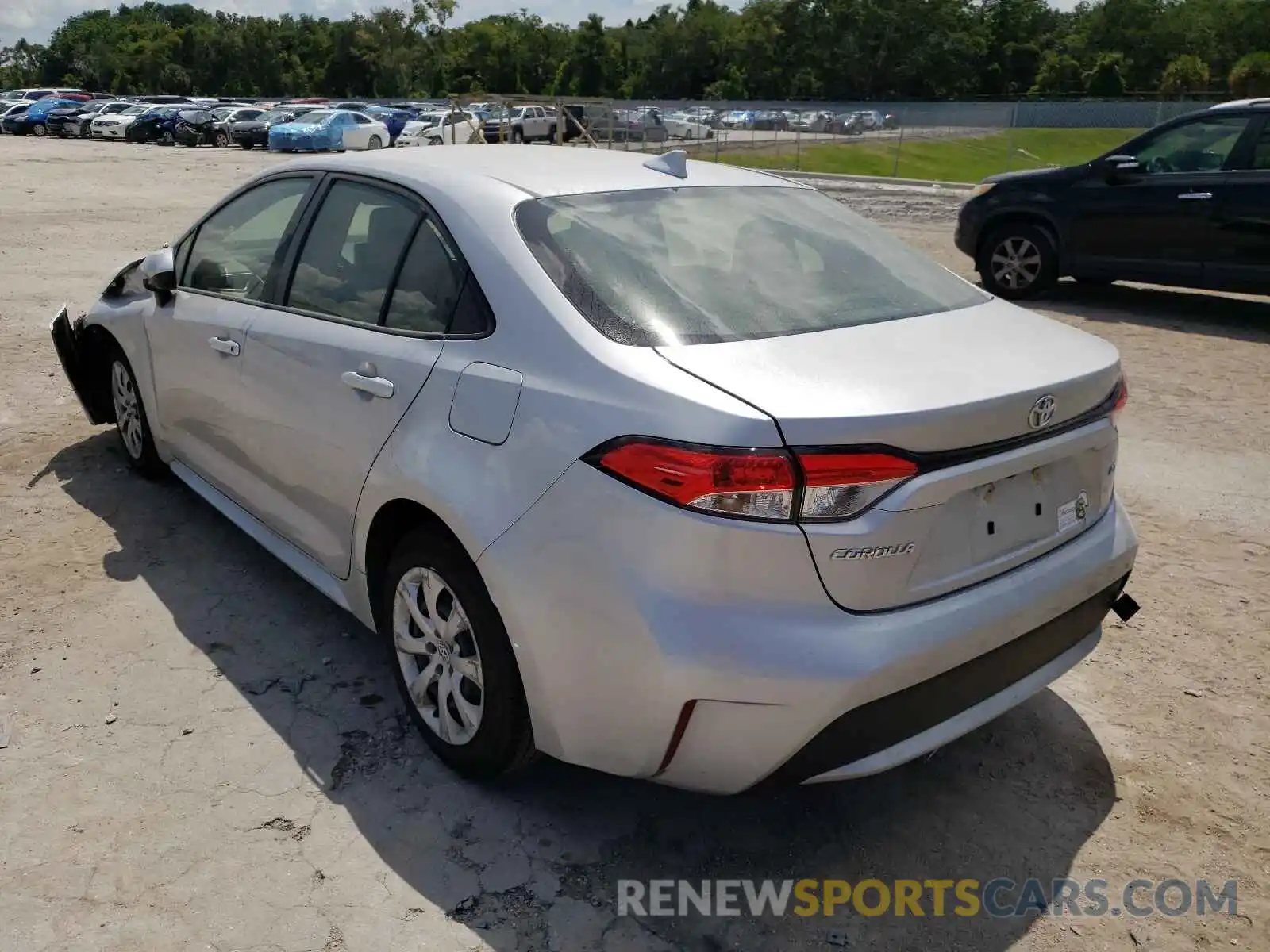 3 Photograph of a damaged car JTDEPMAE6MJ174352 TOYOTA COROLLA 2021