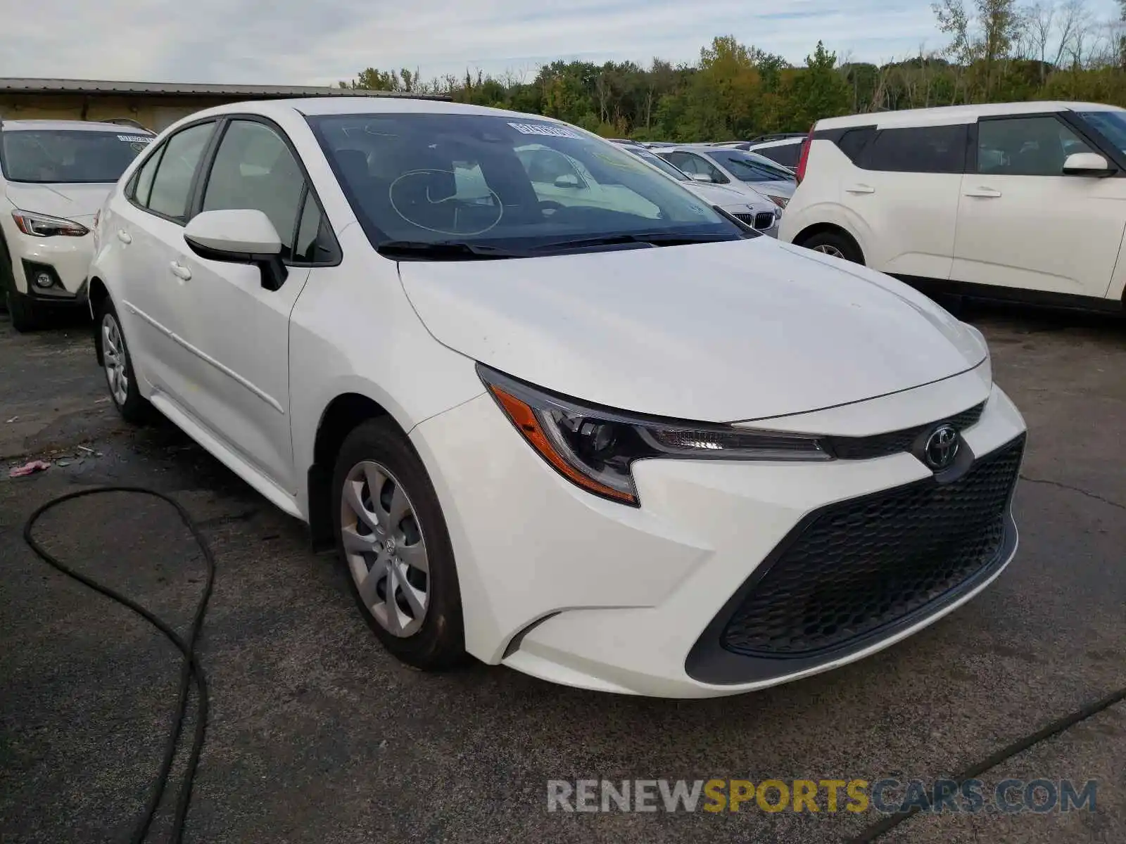 1 Photograph of a damaged car JTDEPMAE6MJ175369 TOYOTA COROLLA 2021