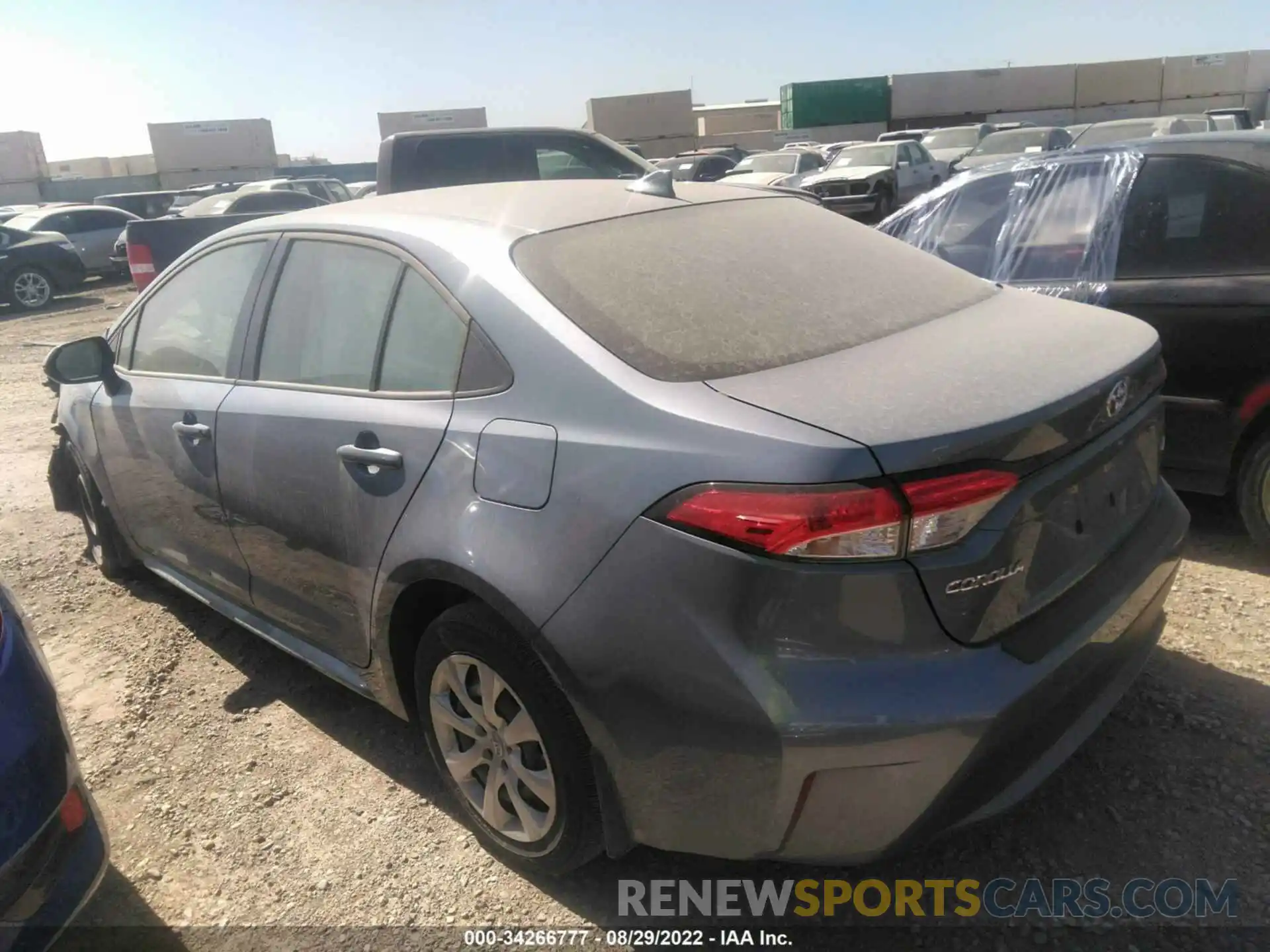 3 Photograph of a damaged car JTDEPMAE6MJ177235 TOYOTA COROLLA 2021