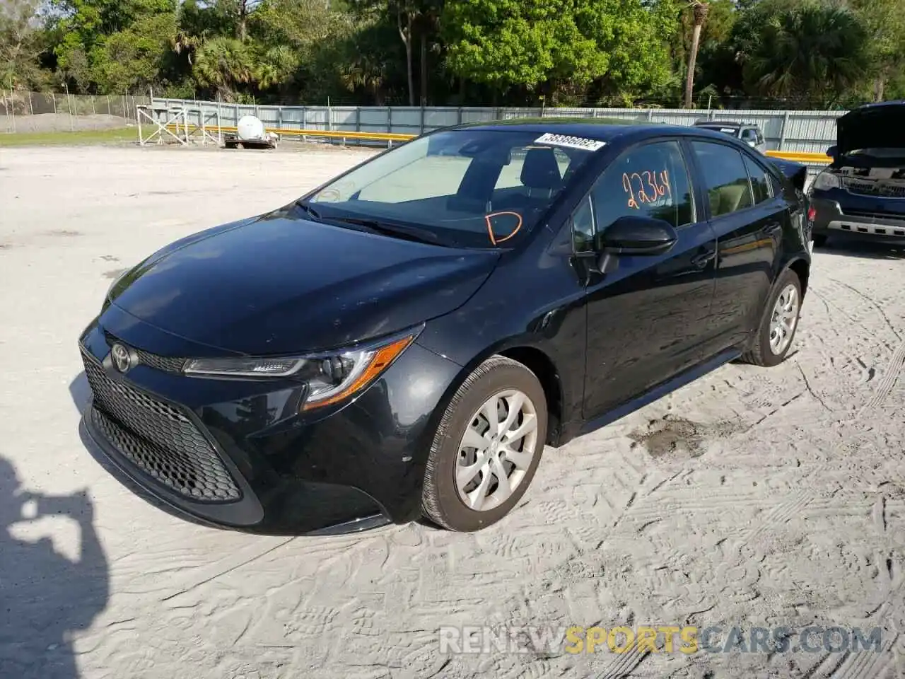 2 Photograph of a damaged car JTDEPMAE6MJ177378 TOYOTA COROLLA 2021