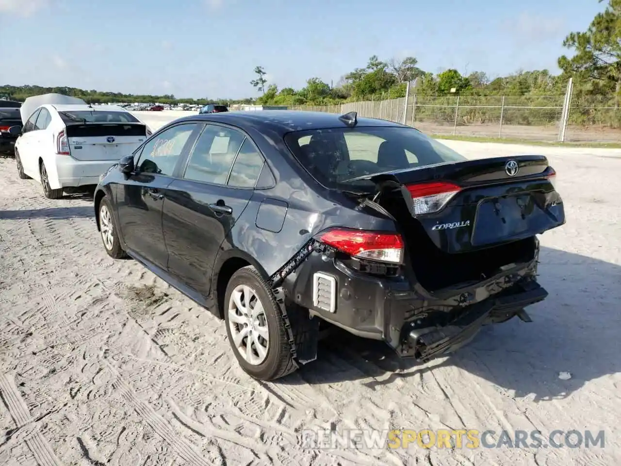 9 Photograph of a damaged car JTDEPMAE6MJ177378 TOYOTA COROLLA 2021