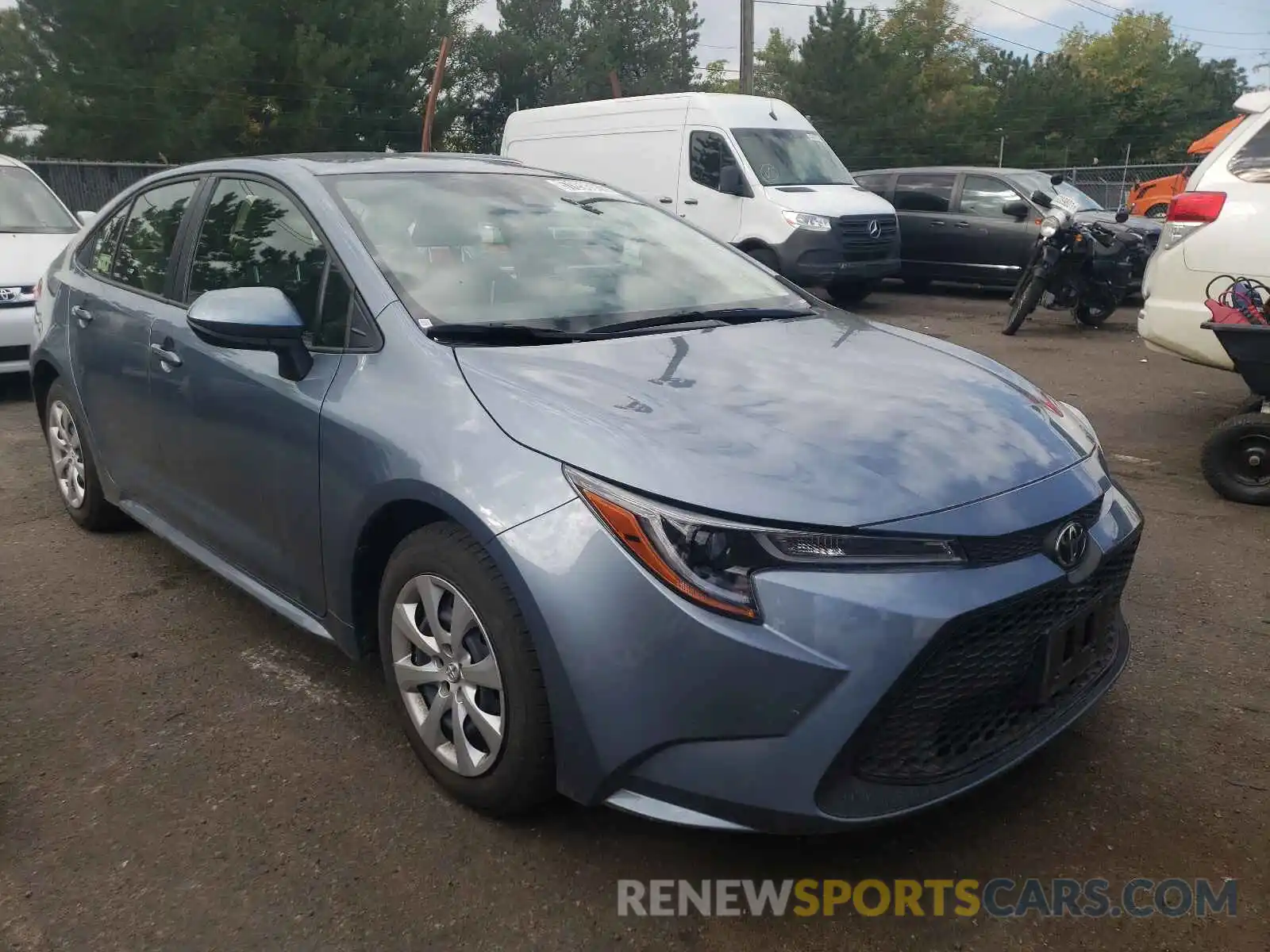 1 Photograph of a damaged car JTDEPMAE6MJ178790 TOYOTA COROLLA 2021