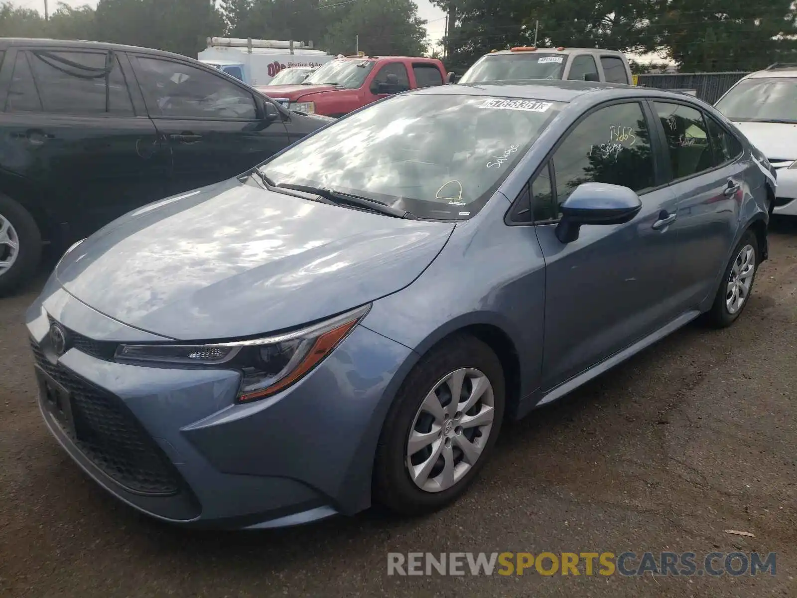 2 Photograph of a damaged car JTDEPMAE6MJ178790 TOYOTA COROLLA 2021