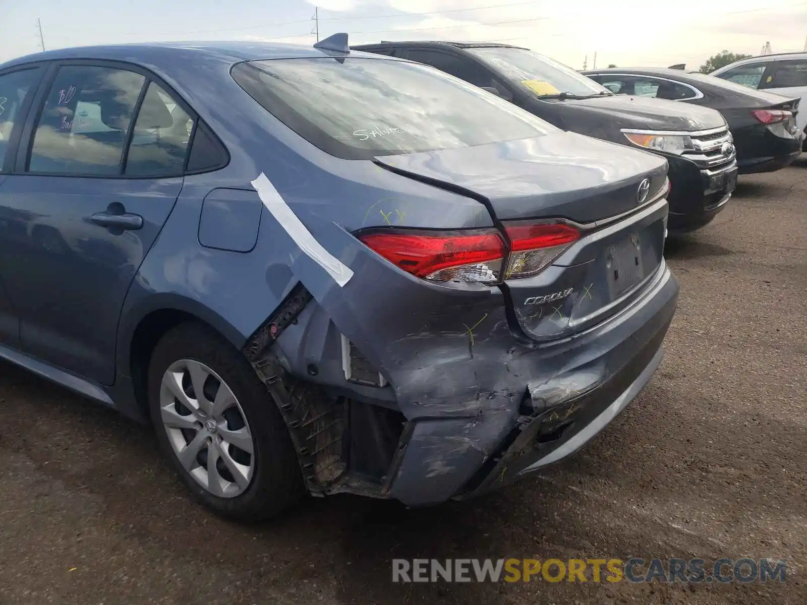 9 Photograph of a damaged car JTDEPMAE6MJ178790 TOYOTA COROLLA 2021