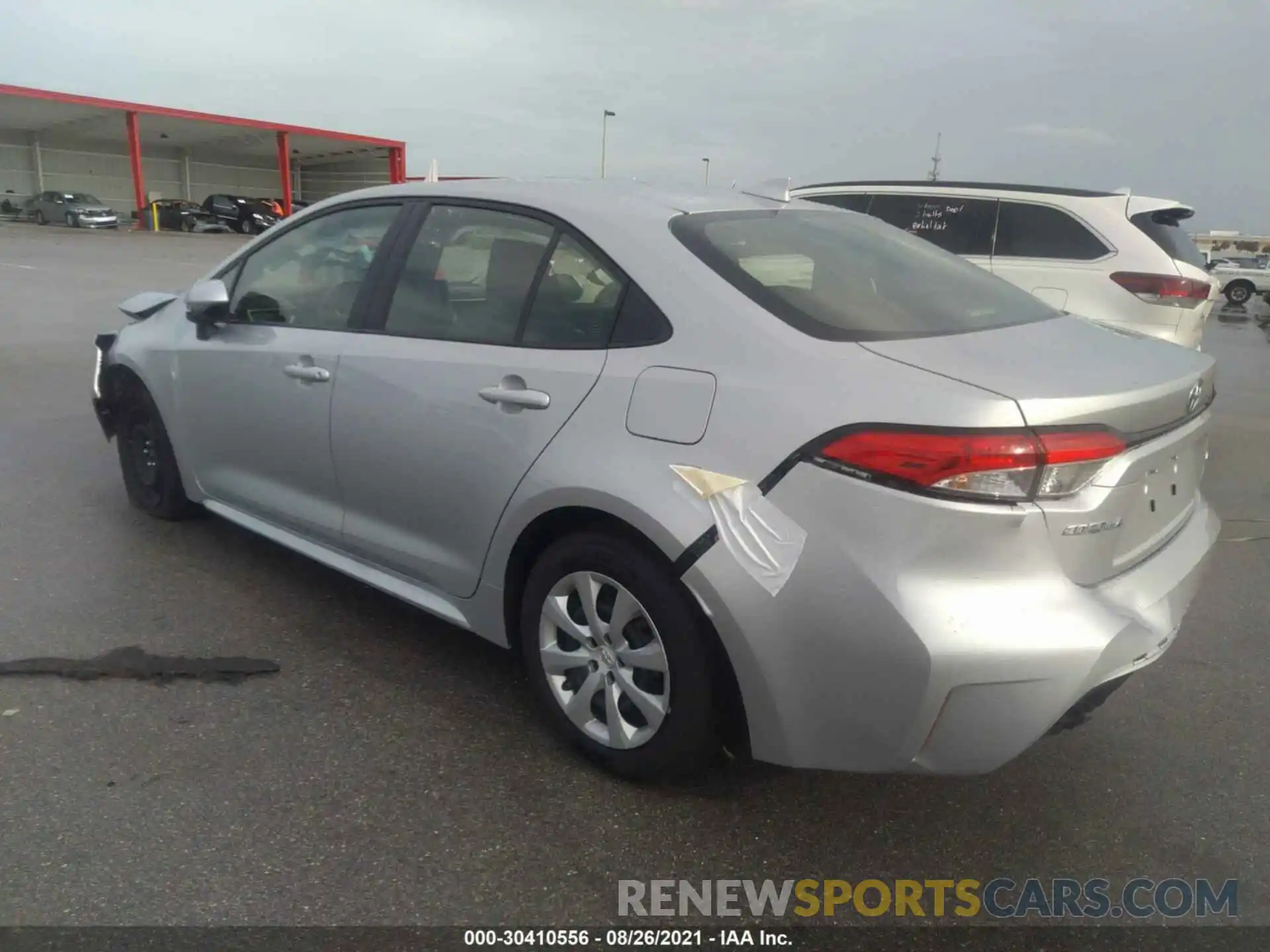 3 Photograph of a damaged car JTDEPMAE6MJ181270 TOYOTA COROLLA 2021