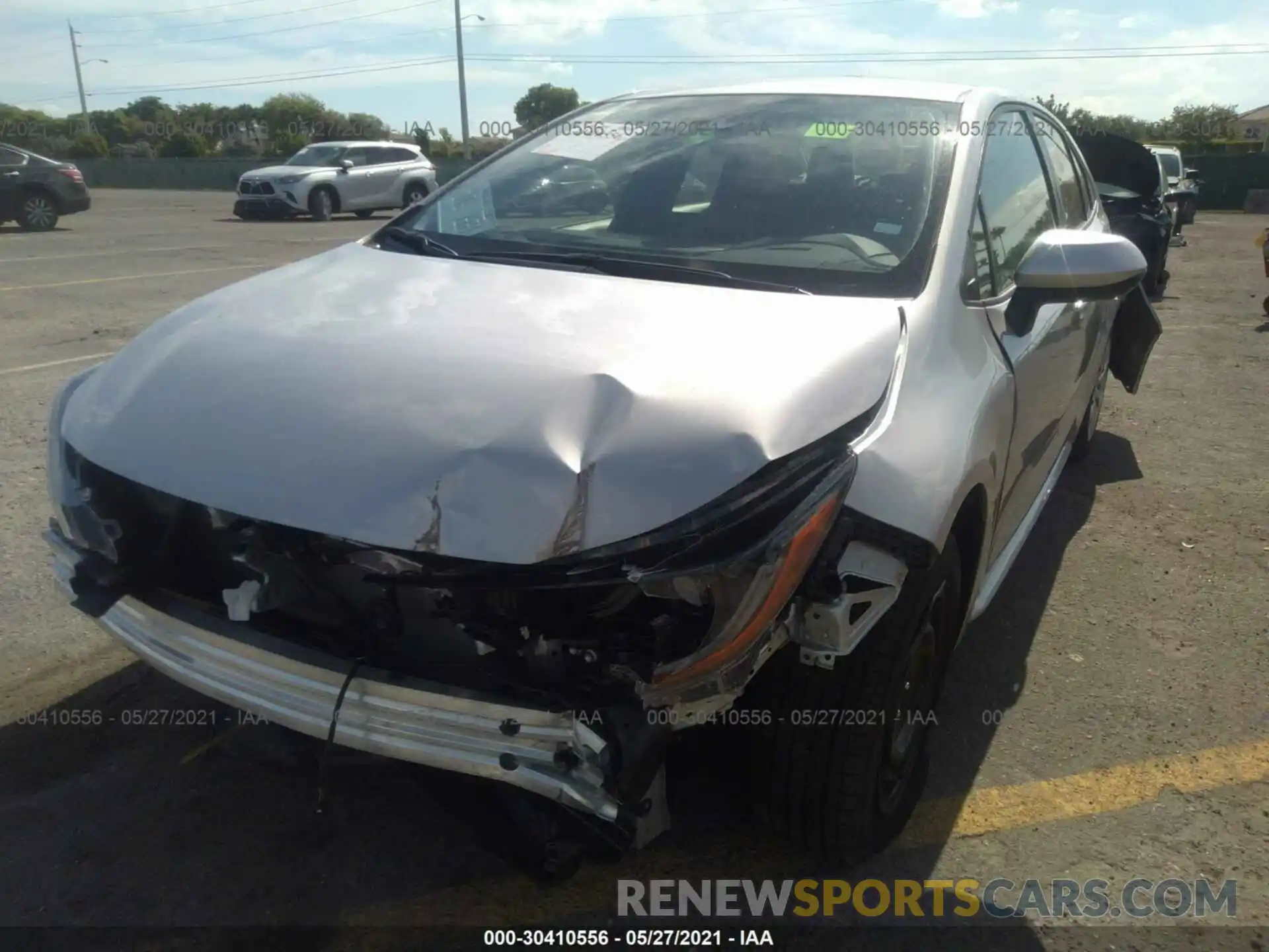 6 Photograph of a damaged car JTDEPMAE6MJ181270 TOYOTA COROLLA 2021