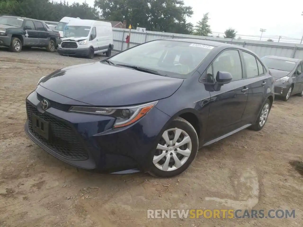 2 Photograph of a damaged car JTDEPMAE6MJ181396 TOYOTA COROLLA 2021