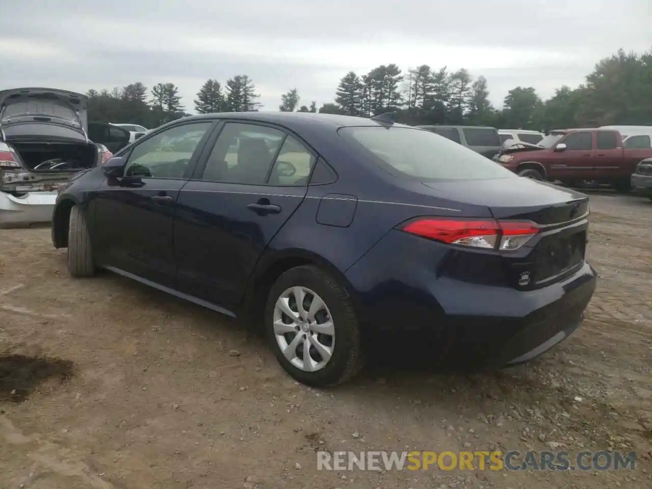 3 Photograph of a damaged car JTDEPMAE6MJ181396 TOYOTA COROLLA 2021