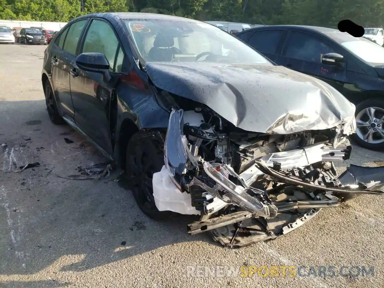 1 Photograph of a damaged car JTDEPMAE6MJ182077 TOYOTA COROLLA 2021