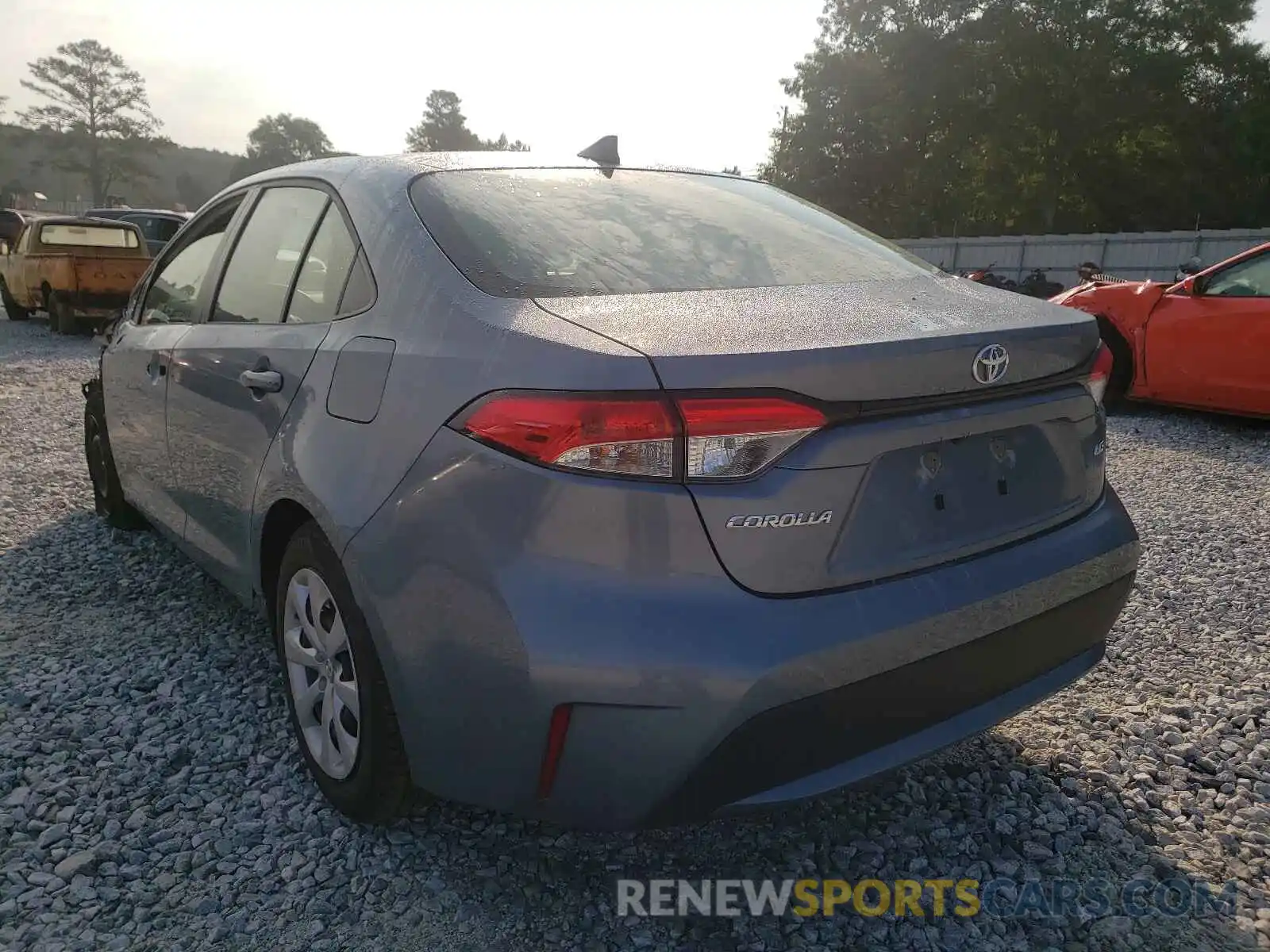 3 Photograph of a damaged car JTDEPMAE6MJ182208 TOYOTA COROLLA 2021