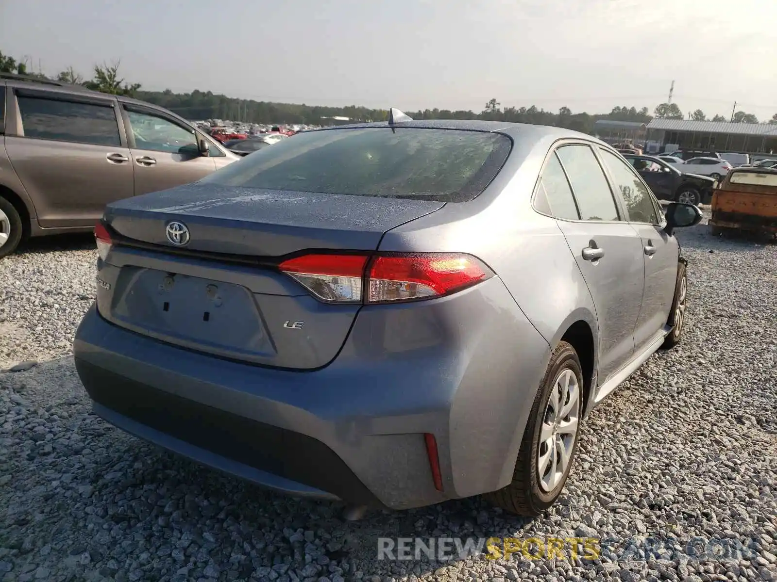 4 Photograph of a damaged car JTDEPMAE6MJ182208 TOYOTA COROLLA 2021