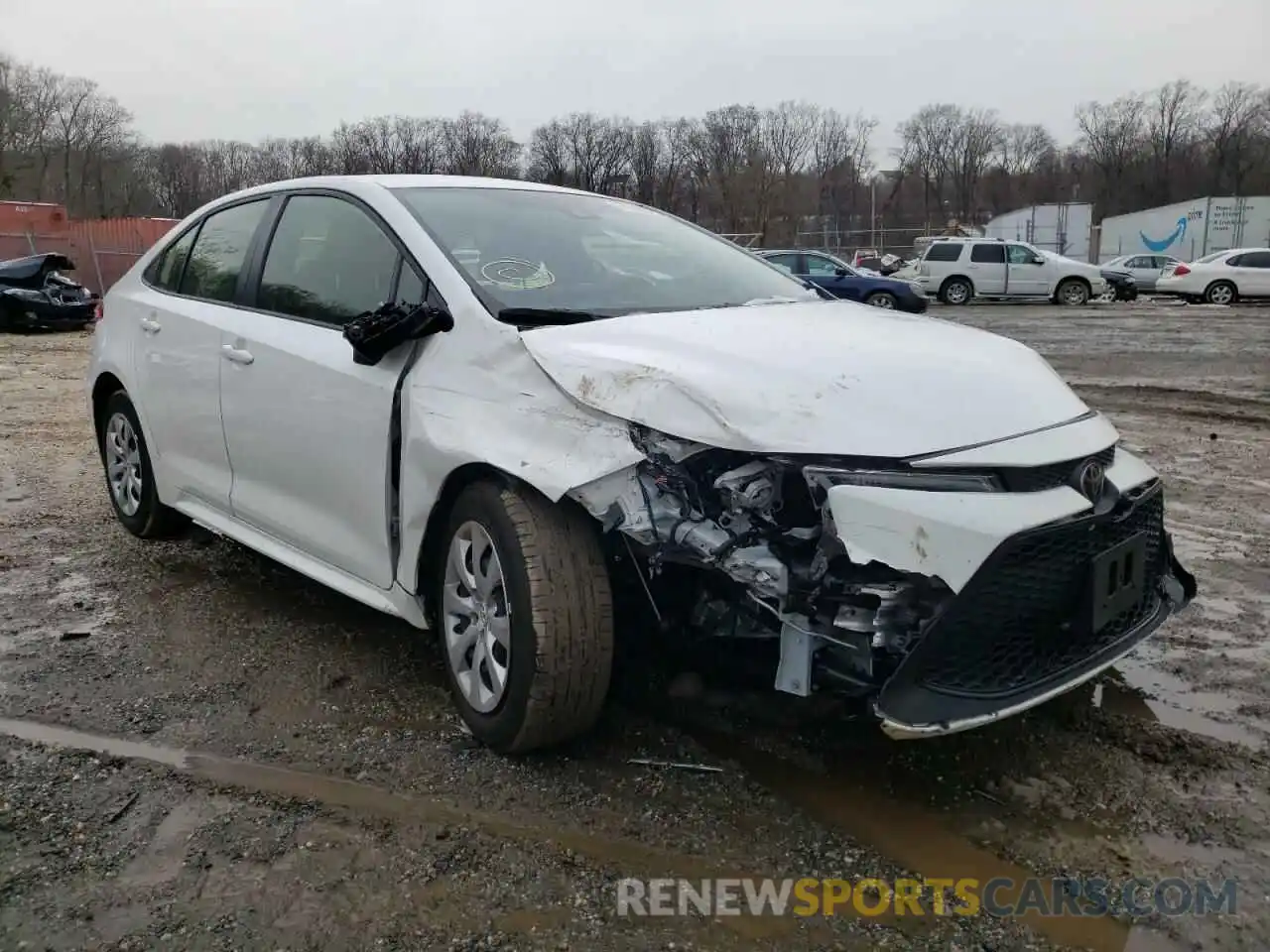 1 Photograph of a damaged car JTDEPMAE6MJ182922 TOYOTA COROLLA 2021