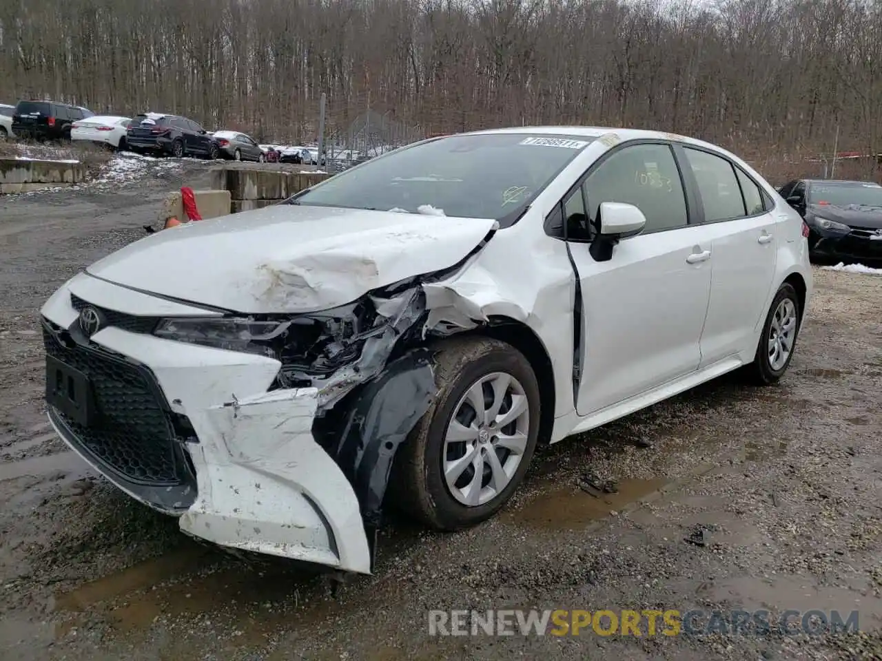 2 Photograph of a damaged car JTDEPMAE6MJ182922 TOYOTA COROLLA 2021