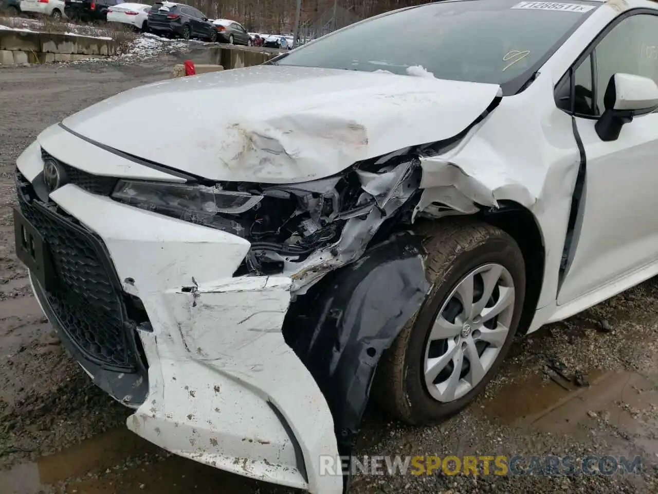 9 Photograph of a damaged car JTDEPMAE6MJ182922 TOYOTA COROLLA 2021