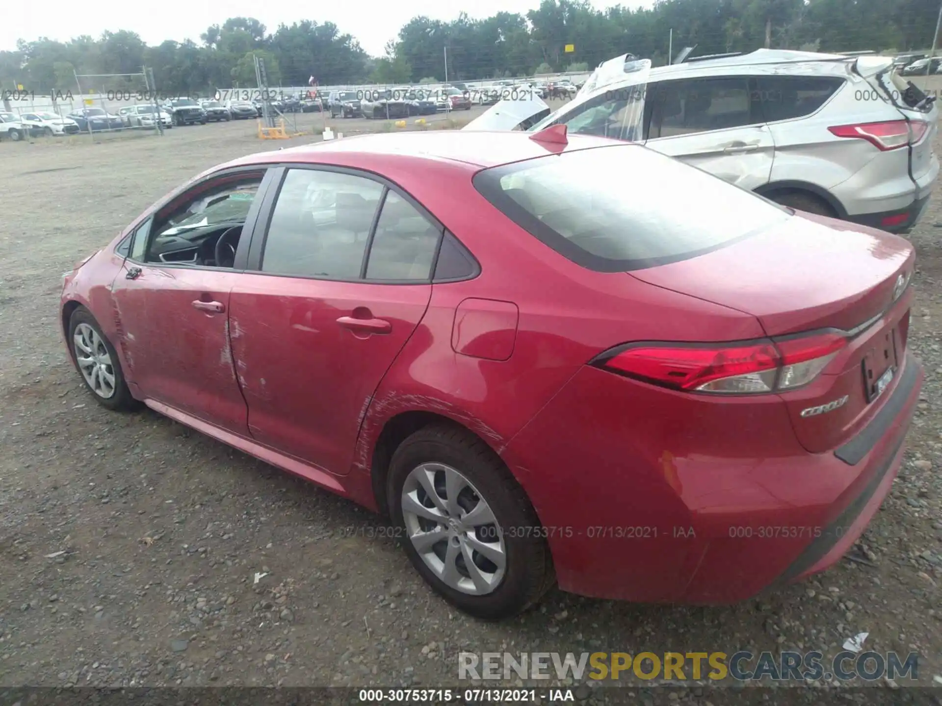 3 Photograph of a damaged car JTDEPMAE6MJ182953 TOYOTA COROLLA 2021