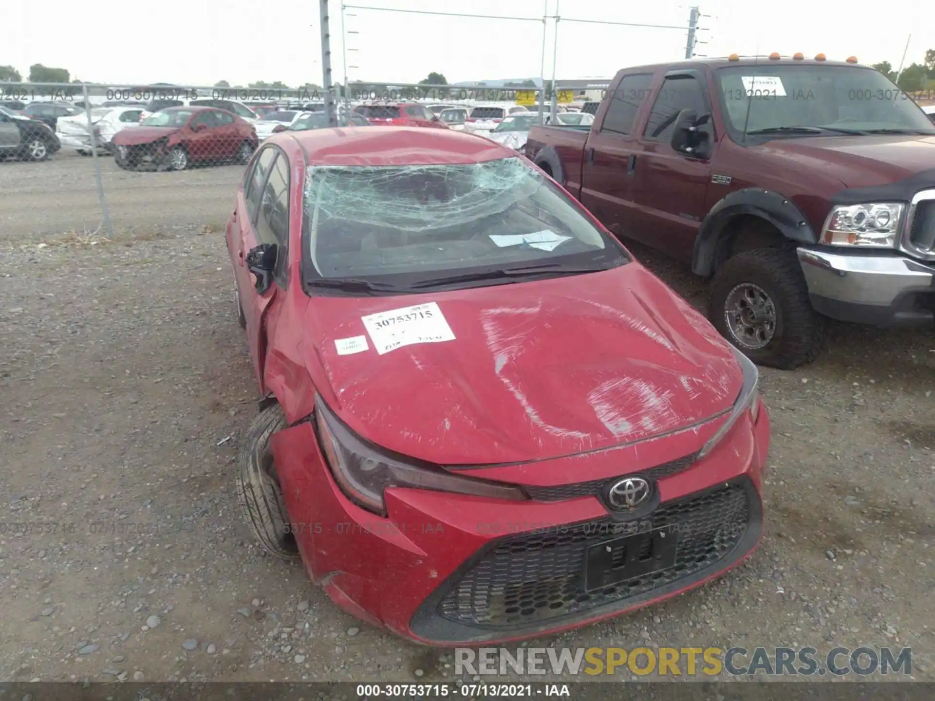 6 Photograph of a damaged car JTDEPMAE6MJ182953 TOYOTA COROLLA 2021