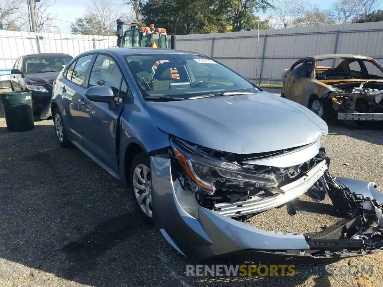 1 Photograph of a damaged car JTDEPMAE6MJ184184 TOYOTA COROLLA 2021