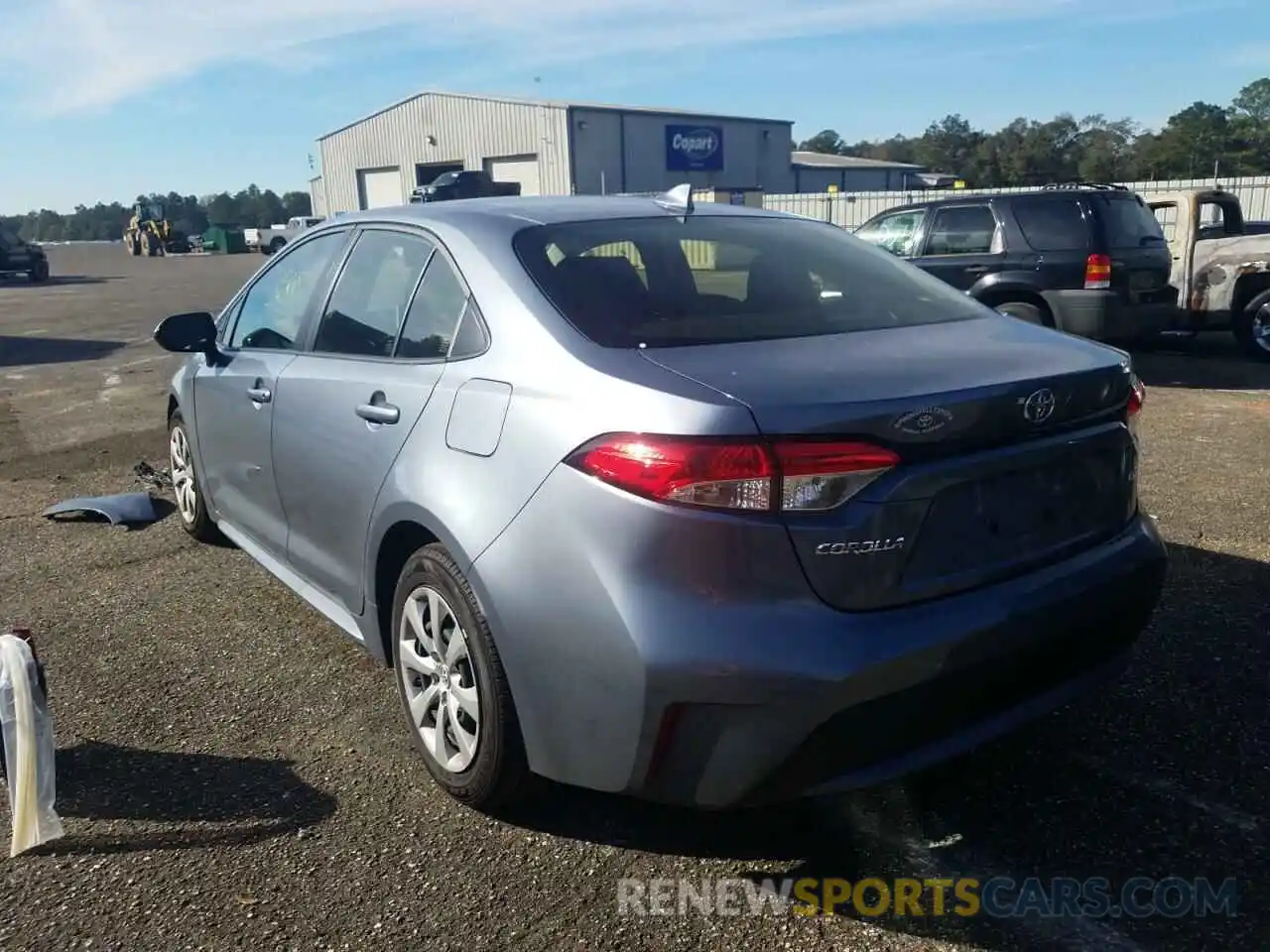 3 Photograph of a damaged car JTDEPMAE6MJ184184 TOYOTA COROLLA 2021