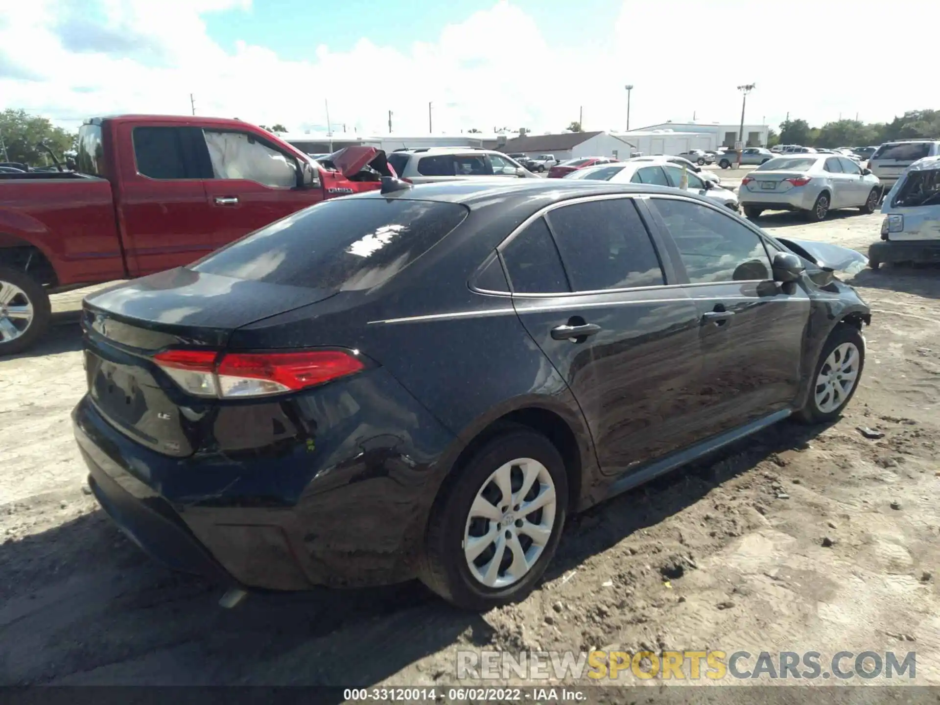 4 Photograph of a damaged car JTDEPMAE6MJ185285 TOYOTA COROLLA 2021