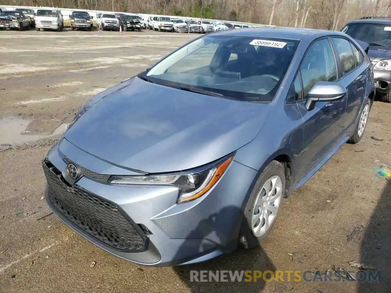 2 Photograph of a damaged car JTDEPMAE6MJ186212 TOYOTA COROLLA 2021