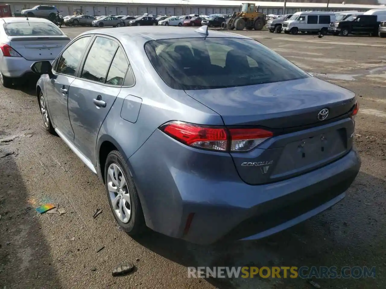 3 Photograph of a damaged car JTDEPMAE6MJ186212 TOYOTA COROLLA 2021