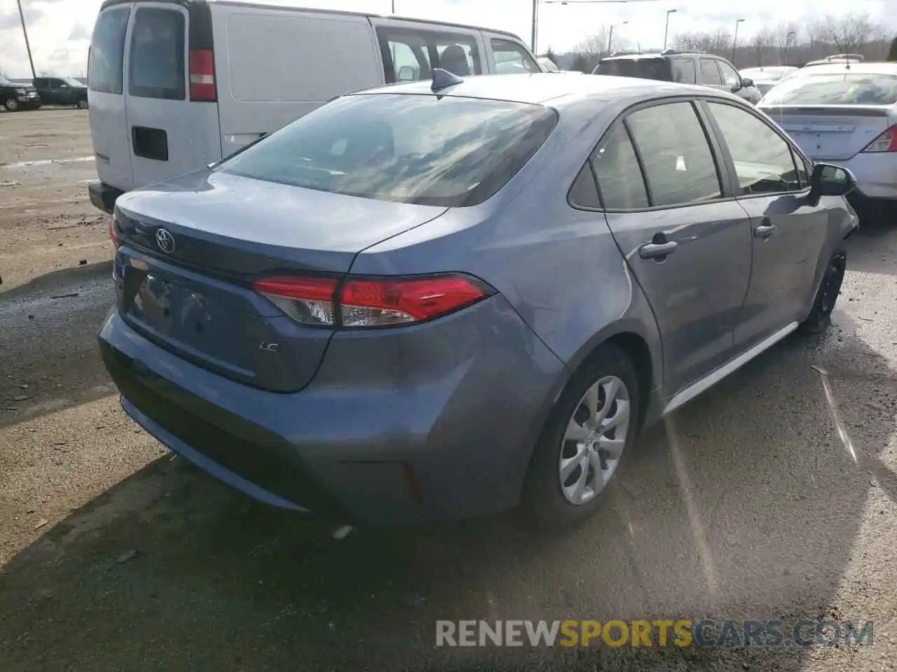 4 Photograph of a damaged car JTDEPMAE6MJ186212 TOYOTA COROLLA 2021