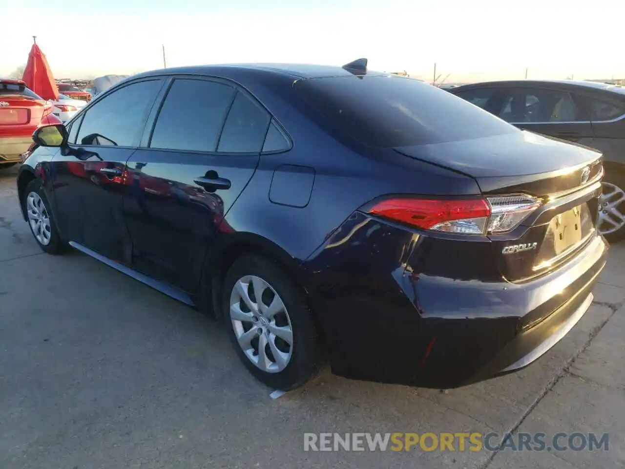 2 Photograph of a damaged car JTDEPMAE6MJ187568 TOYOTA COROLLA 2021