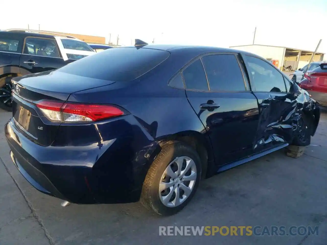 3 Photograph of a damaged car JTDEPMAE6MJ187568 TOYOTA COROLLA 2021