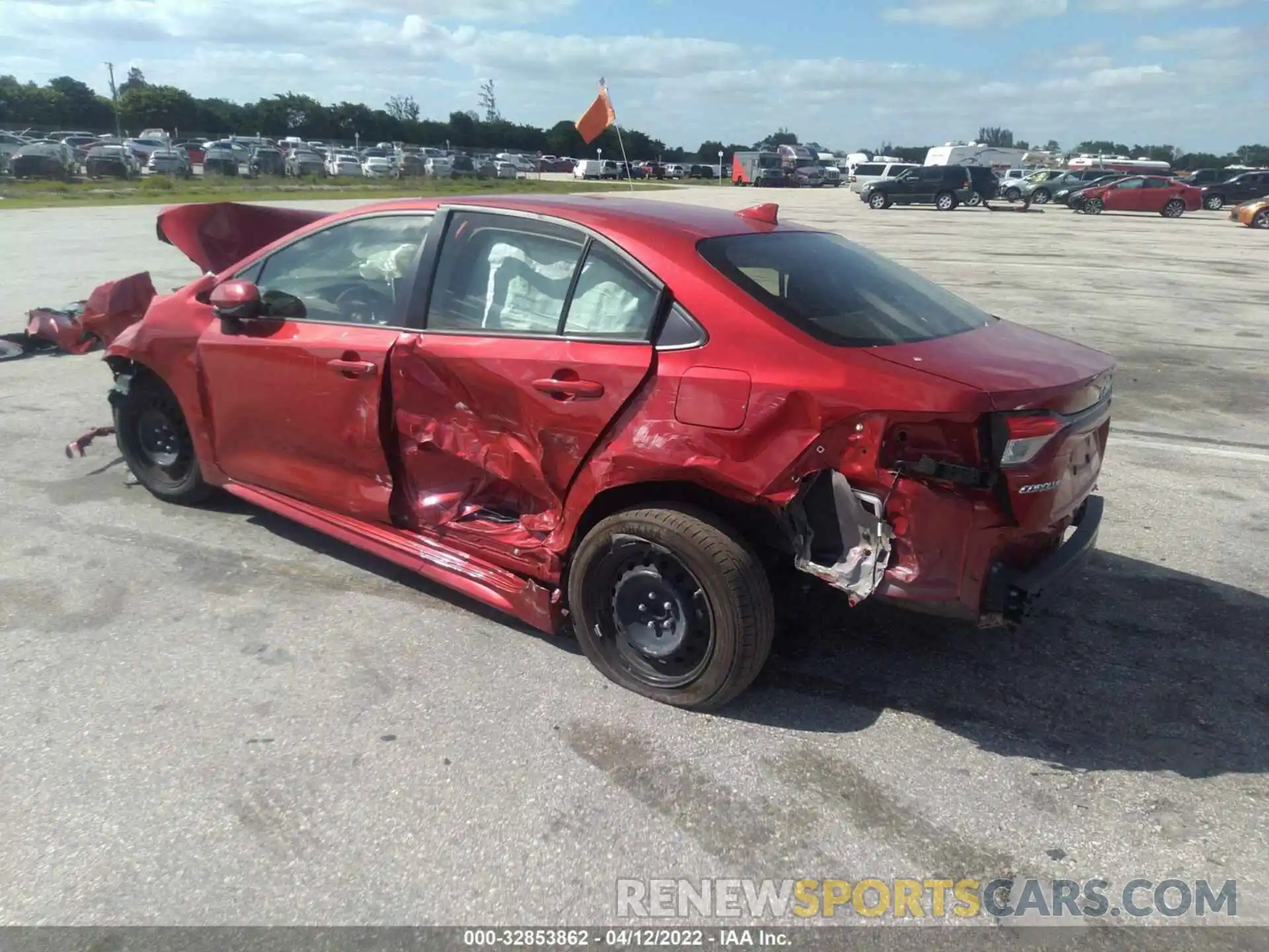 3 Photograph of a damaged car JTDEPMAE6MJ189076 TOYOTA COROLLA 2021