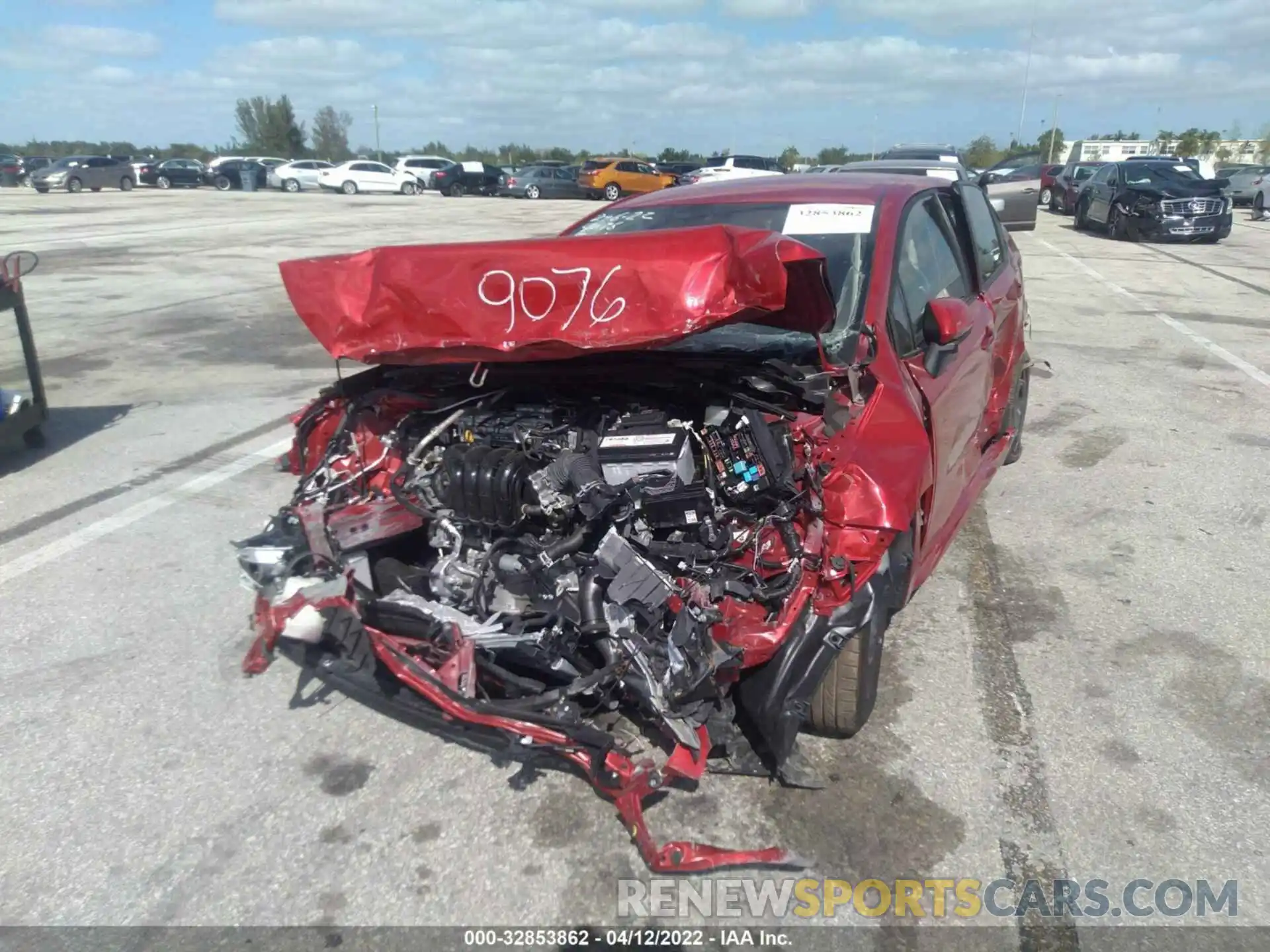 6 Photograph of a damaged car JTDEPMAE6MJ189076 TOYOTA COROLLA 2021