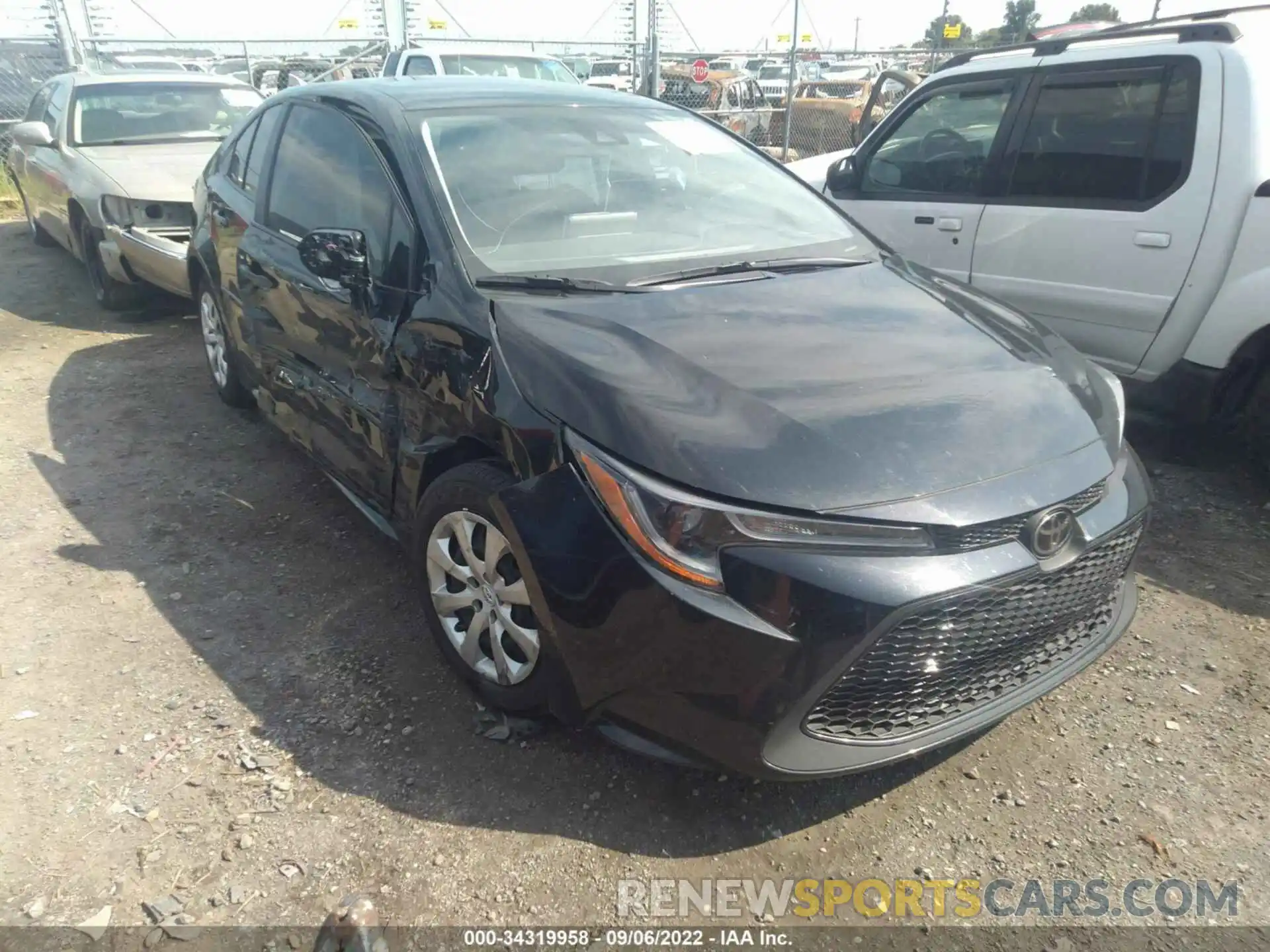 1 Photograph of a damaged car JTDEPMAE6MJ190096 TOYOTA COROLLA 2021