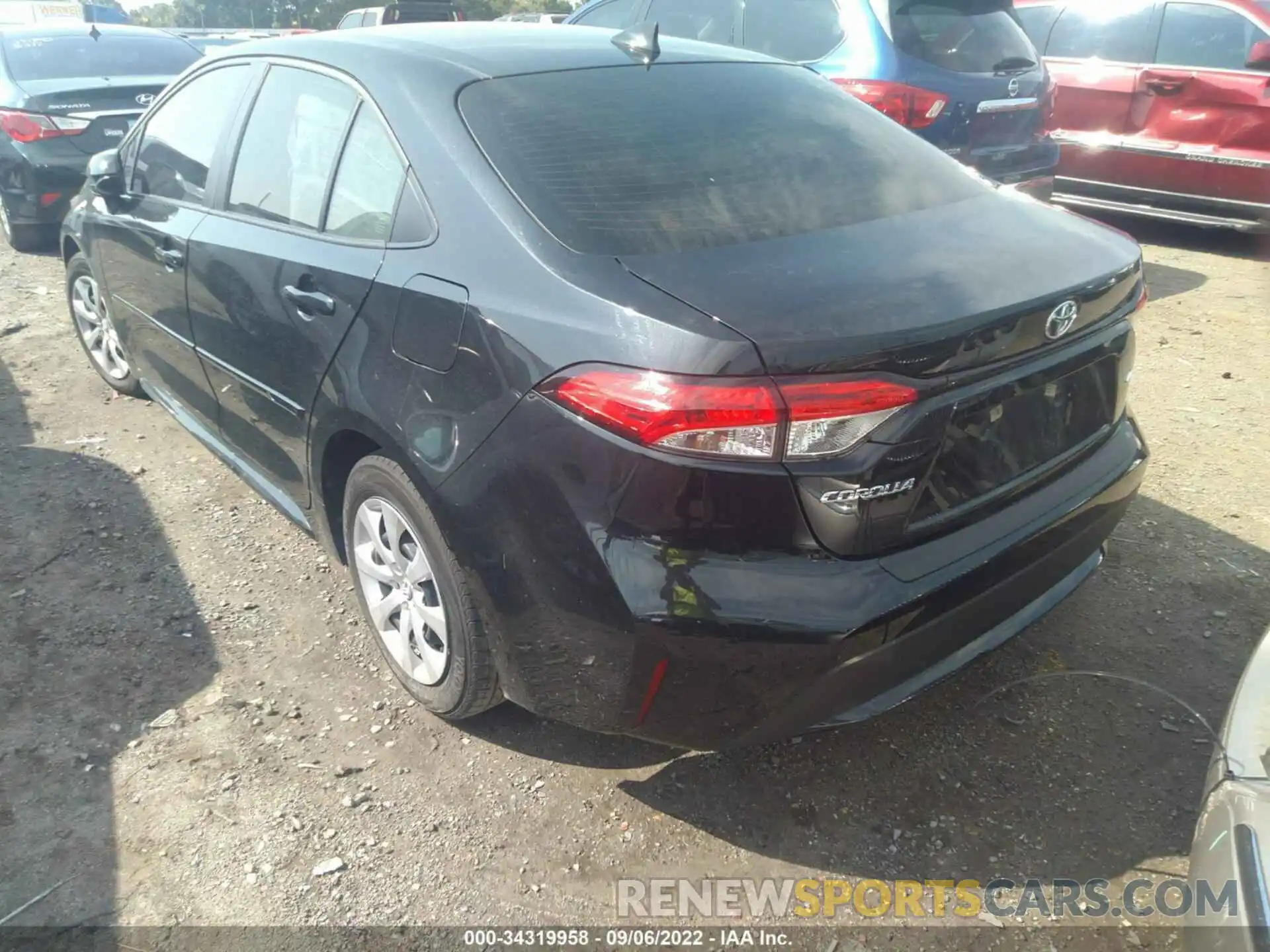 3 Photograph of a damaged car JTDEPMAE6MJ190096 TOYOTA COROLLA 2021